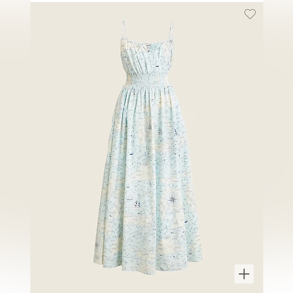 ~ J.Crew Collection Cape Cod Print Dress